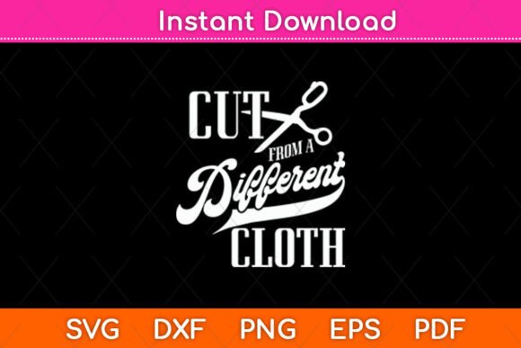 Cut From a Different Cloth Urban Hip Hop Graphics for Crafts & Branding