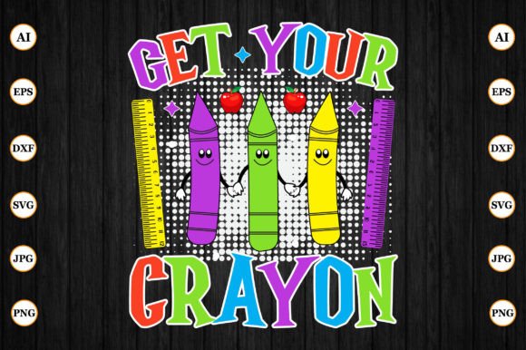 Get Your Crayon: A Versatile Graphic Design Asset for Crafts and Creative Brands