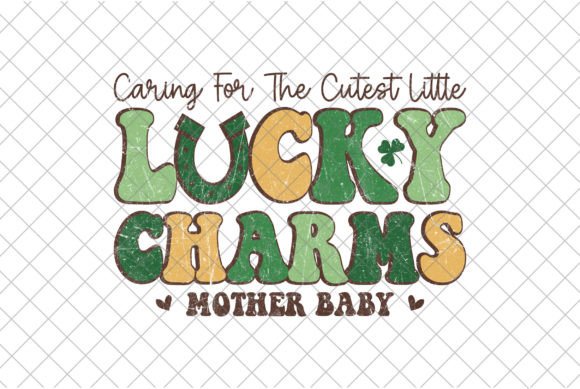 Mother Baby Nurse PNG St Patricks Day for Crafts and Graphics
