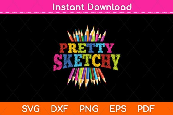 Pretty Sketchy - Artist Drawing: A Versatile Graphic Design Asset for Crafts and Creatives