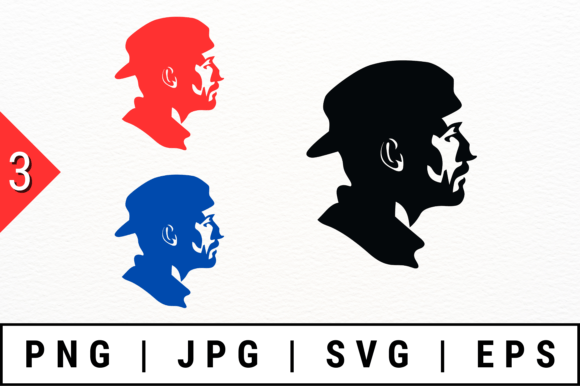 Worker Profile Silhouettes: A Versatile Graphic Design Asset for Crafts and Local Business Branding